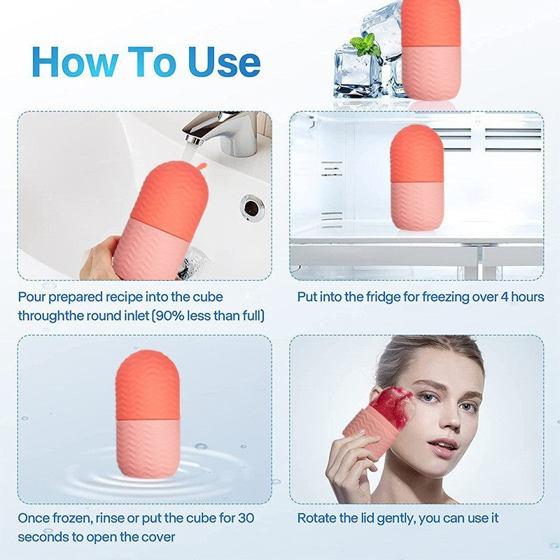 Facial Ice Bath  — De-Puff & Glow in 60 Seconds