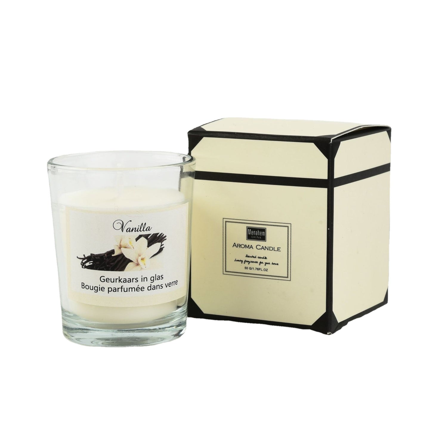Soy Wax Aromatherapy Candle – Romantic Glass Jar Gift