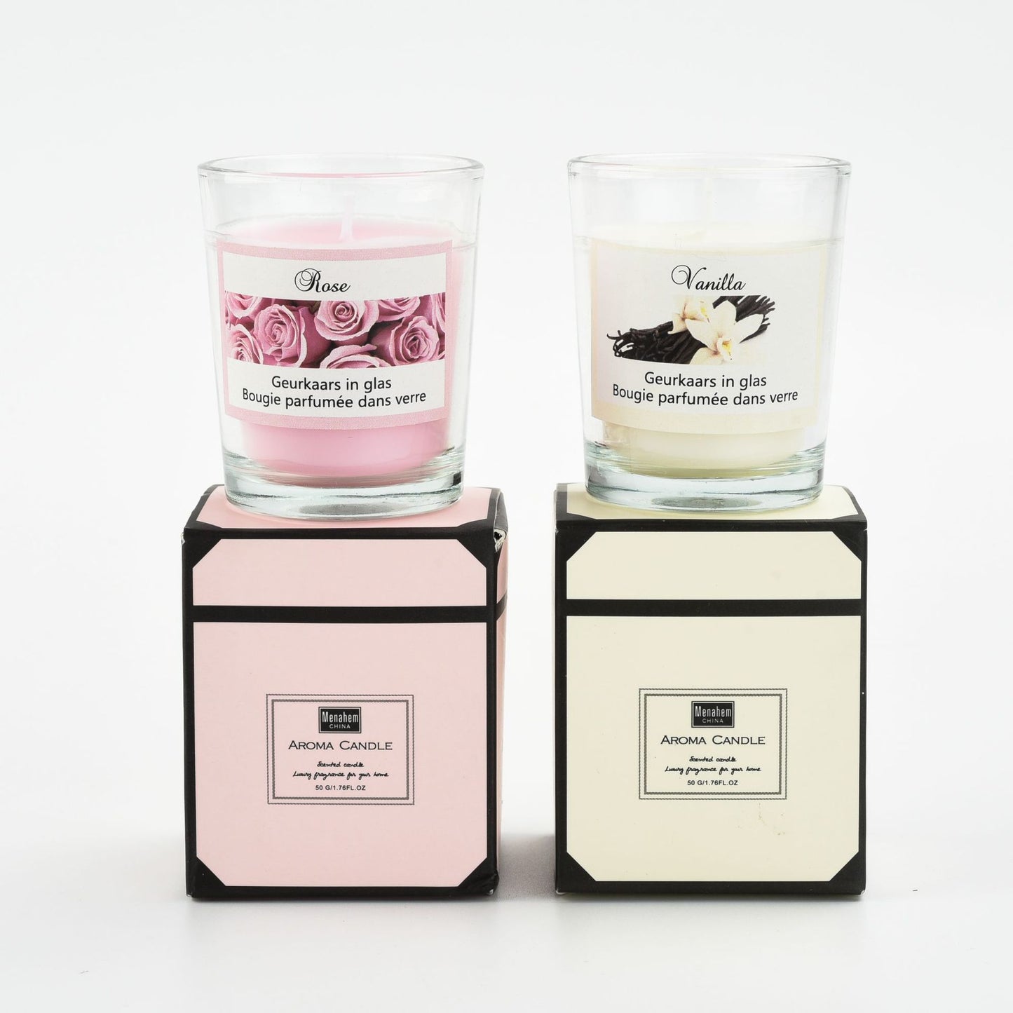 Soy Wax Aromatherapy Candle – Romantic Glass Jar Gift